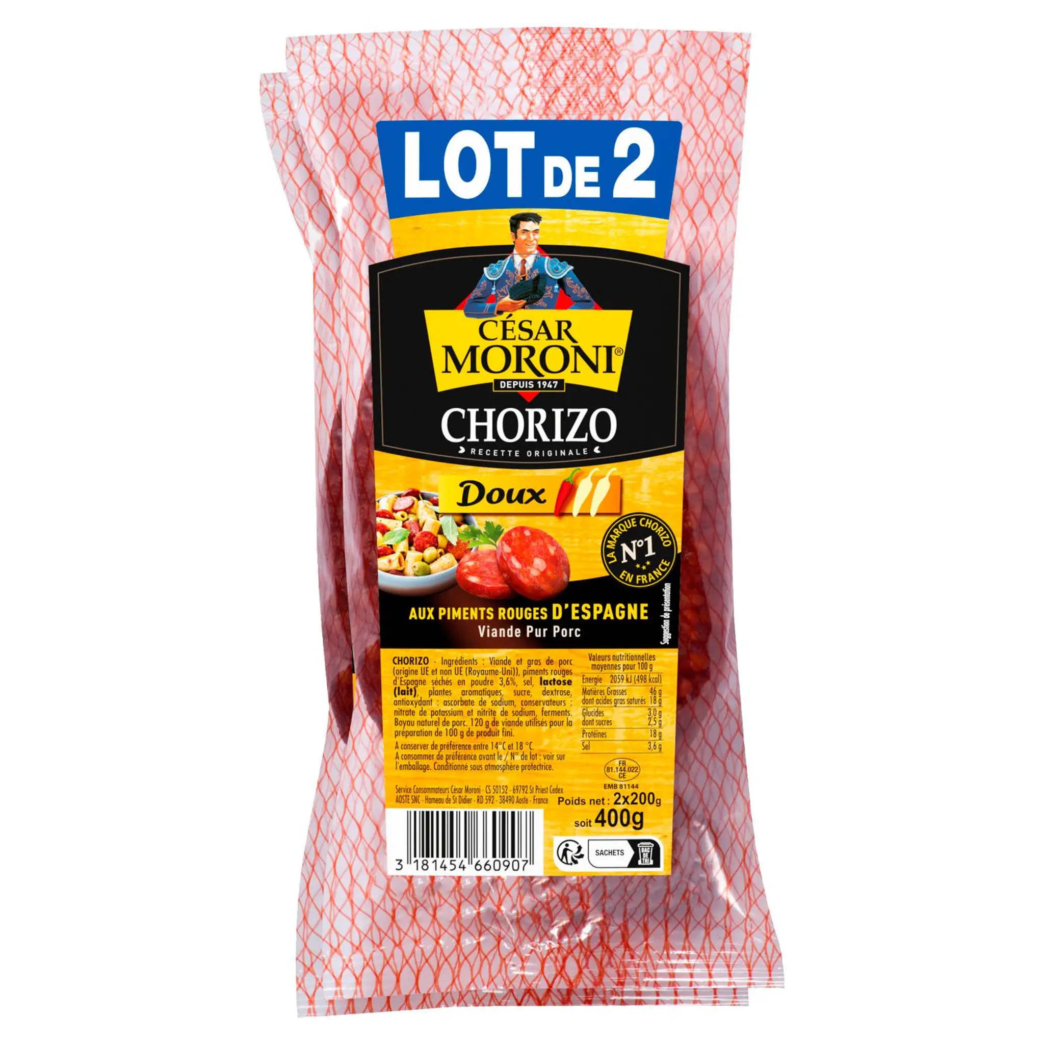MORONI Chorizo doux