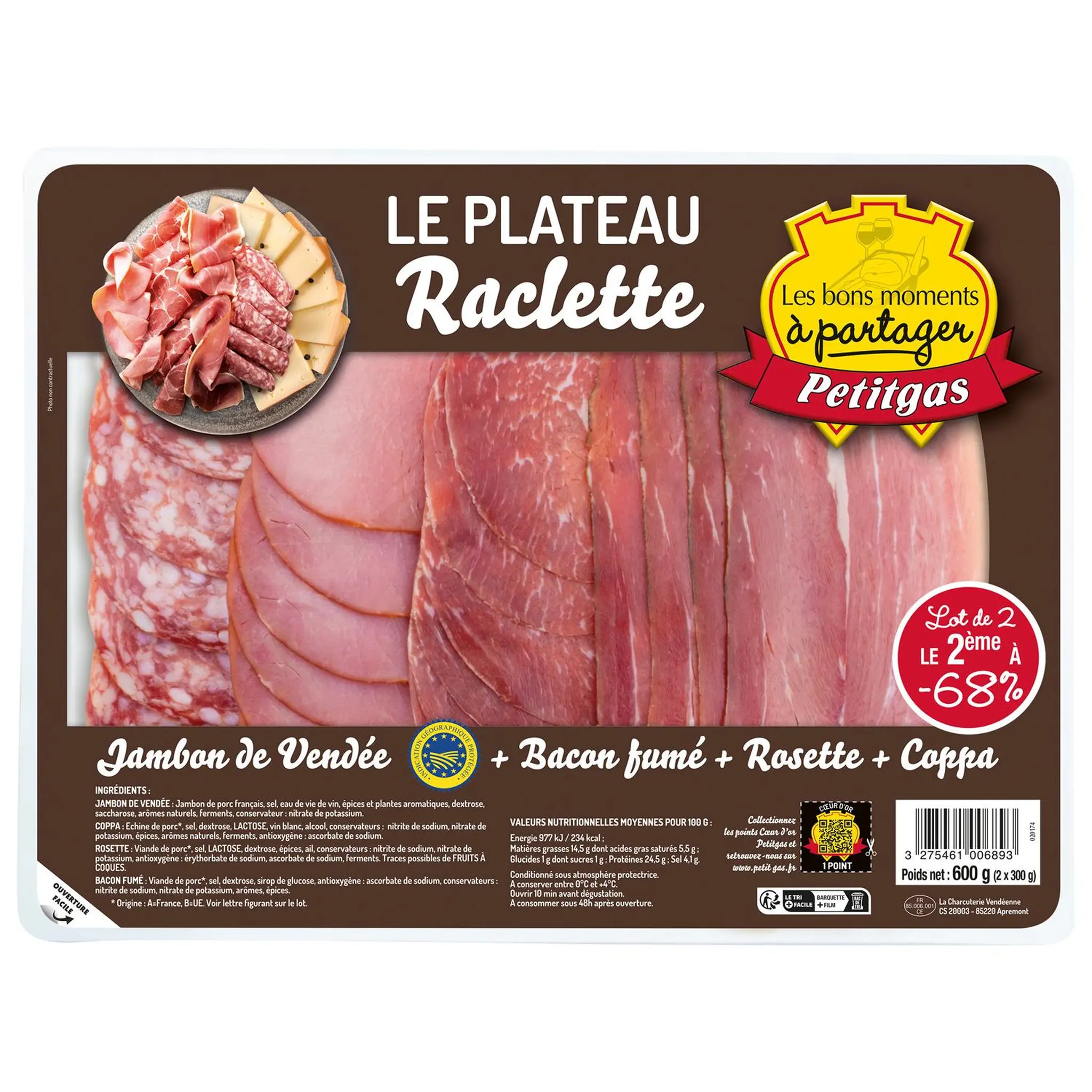 PETITGAS Plateau raclette