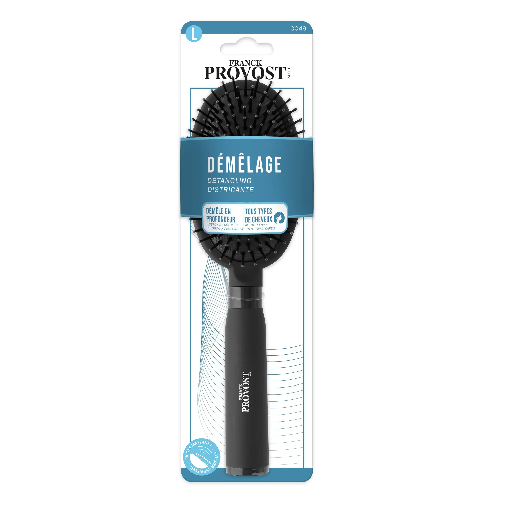FRANCK PROVOST Brosse à cheveux démêlage tous types de cheveux
