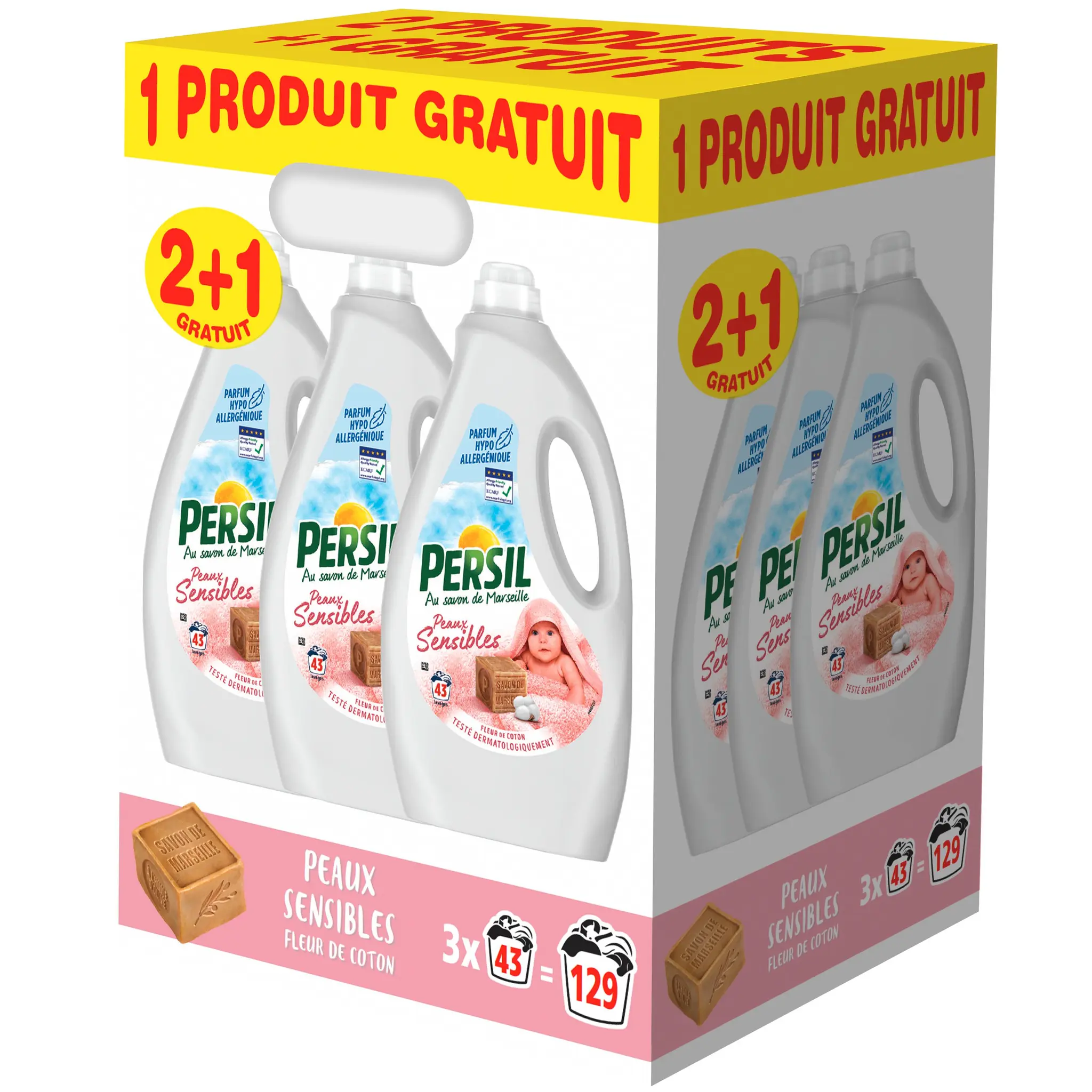 PERSIL Lessive liquide peaux sensibles