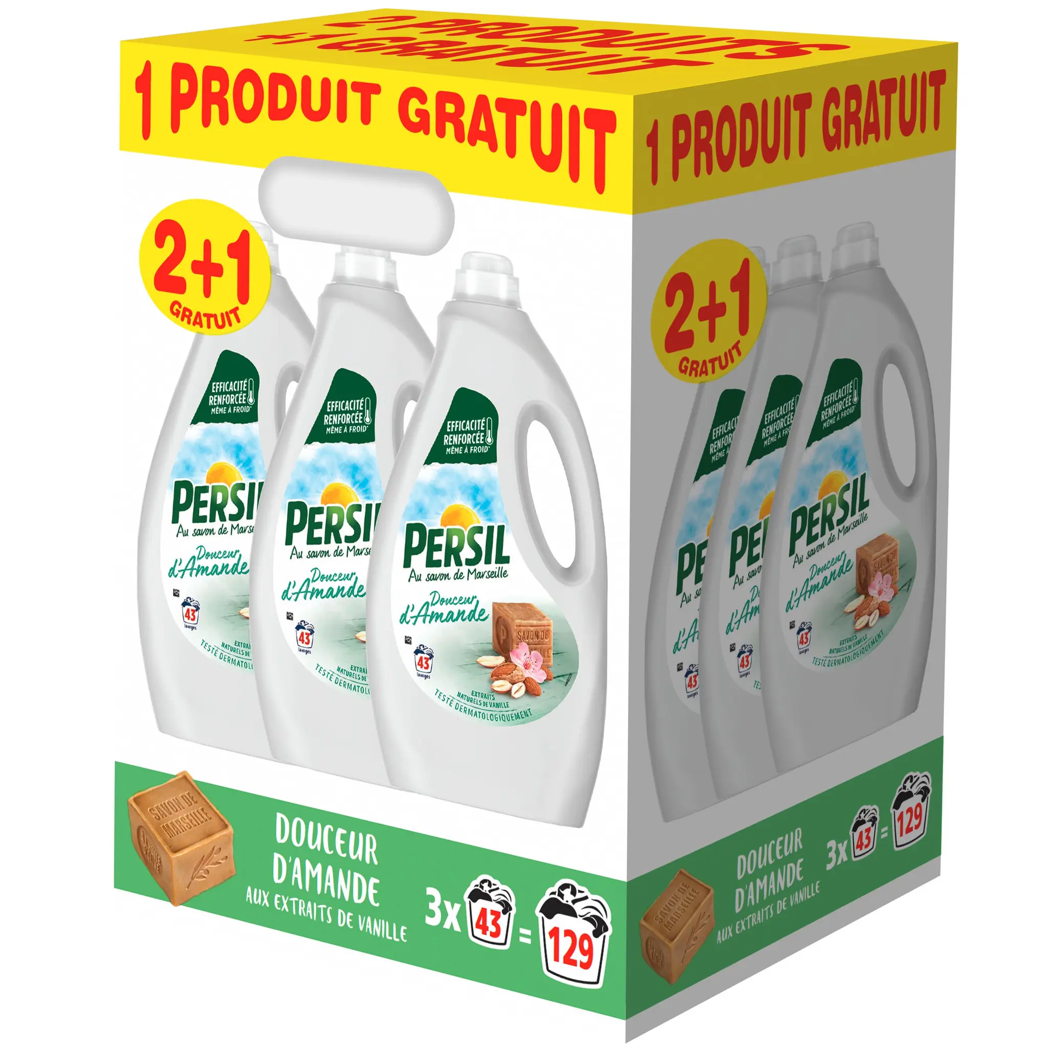 PERSIL Lessive liquide douceur d'amande