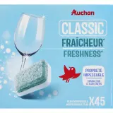 AUCHAN Tablettes lave-vaisselle fraîcheur