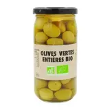 Olives vertes entières bio