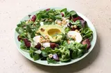 La Salade Green & Purple au chèvre frais, Frichti (335 g)