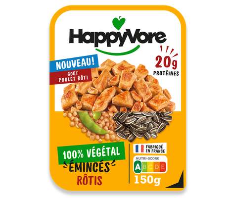 Emincés rôtis végétaux & gourmands, HappyVore (150 g)