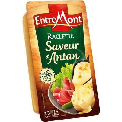 Raclette tranchée Saveur d'Antan, Entremont (15 tranches, 350 g)