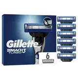 Gillette Mach3 Lame Mach3 Turbo, 6 lames