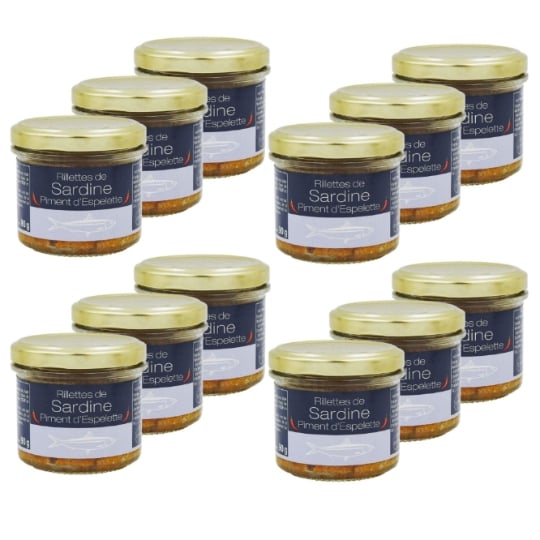Rillettes Sardine Au Piment D'espelette - Agidra AGIDRA