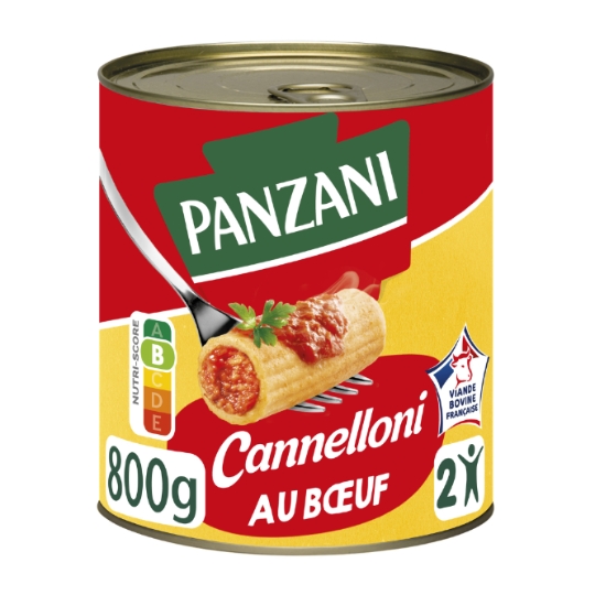 Plat familial Cannelloni Pur Bœuf PANZANI