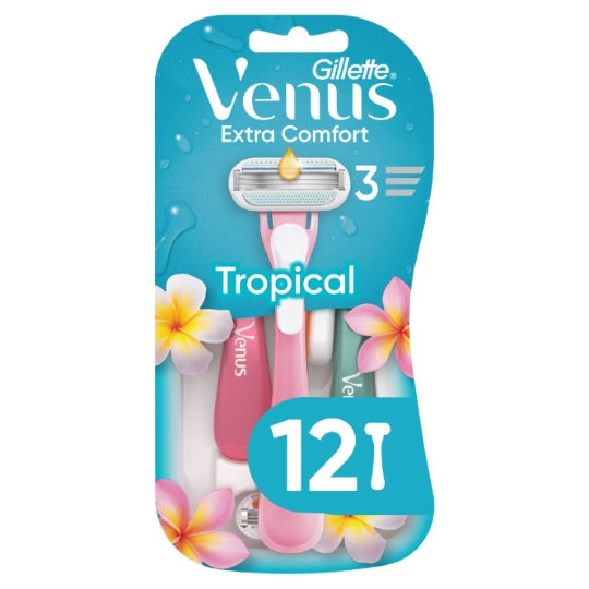 Rasoir Jetable pour Femme Extra Comfort Tropical VENUS