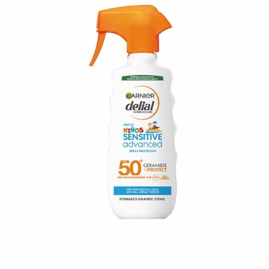 Crème Solaire Pour Enfants En Spray Garnier Sensitive Advanced Spf 50 (270 Ml) GARNIER