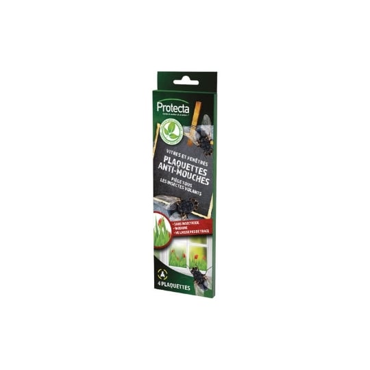 4 Plaquettes Anti Mouches Protecta - Eq-pie-03047 PROTECTA