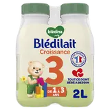 BLEDINA BLEDILAIT - Lait de croissance, dès 12 mois - 4x500ml
