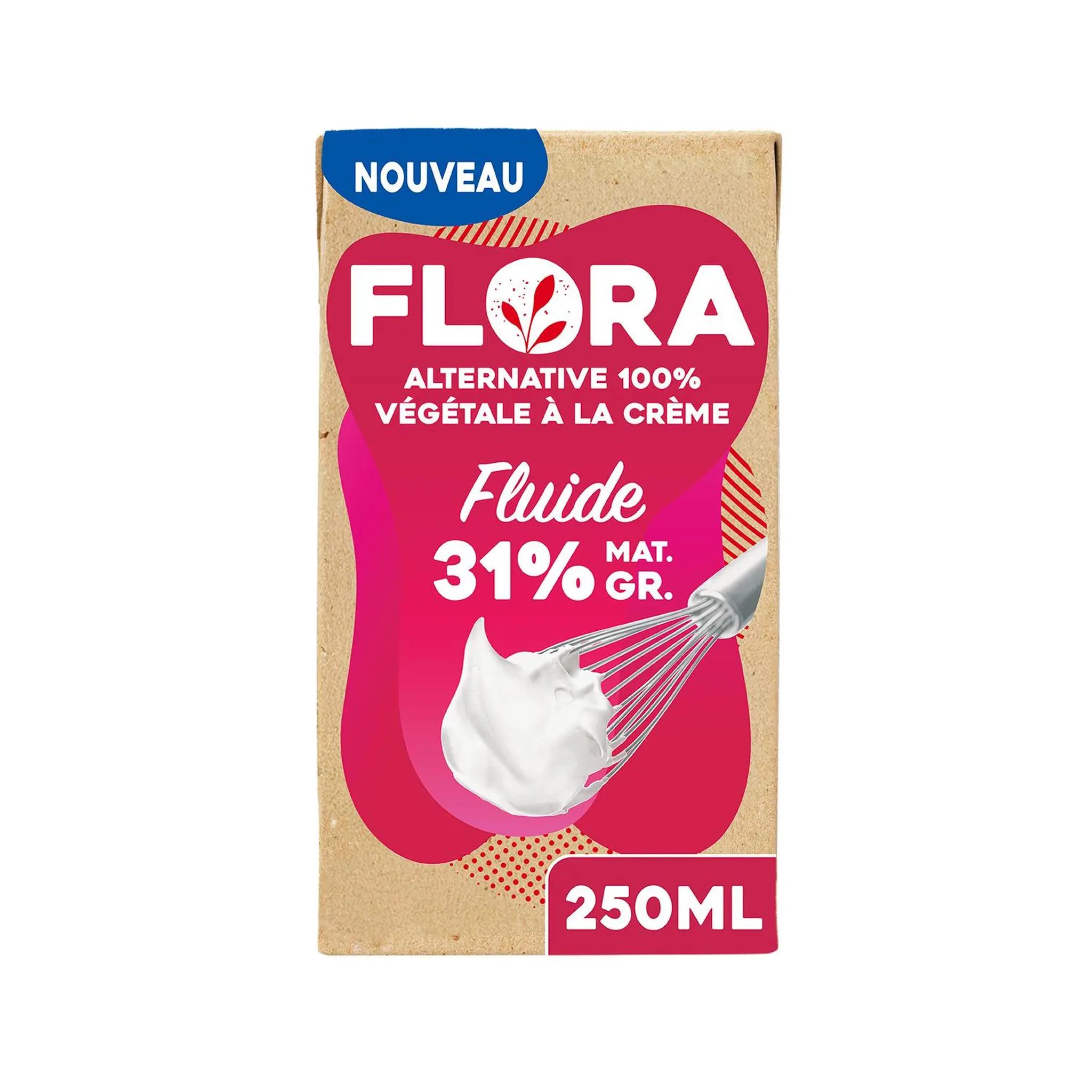 FLORA Alternative végétale à la crème fluide 31%MG