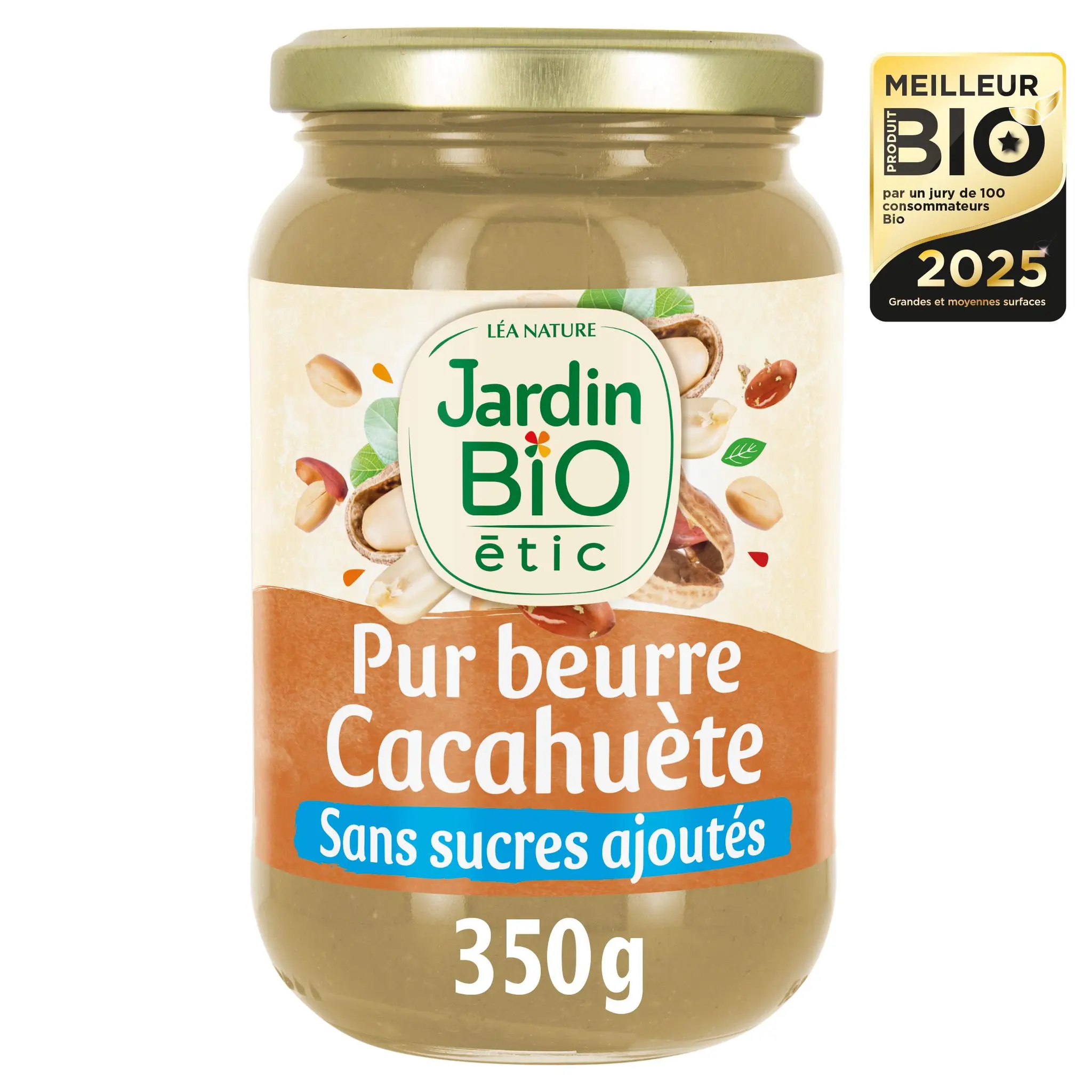 JARDIN BIO ETIC Pur beurre de cacahuète sans sucres ajoutés