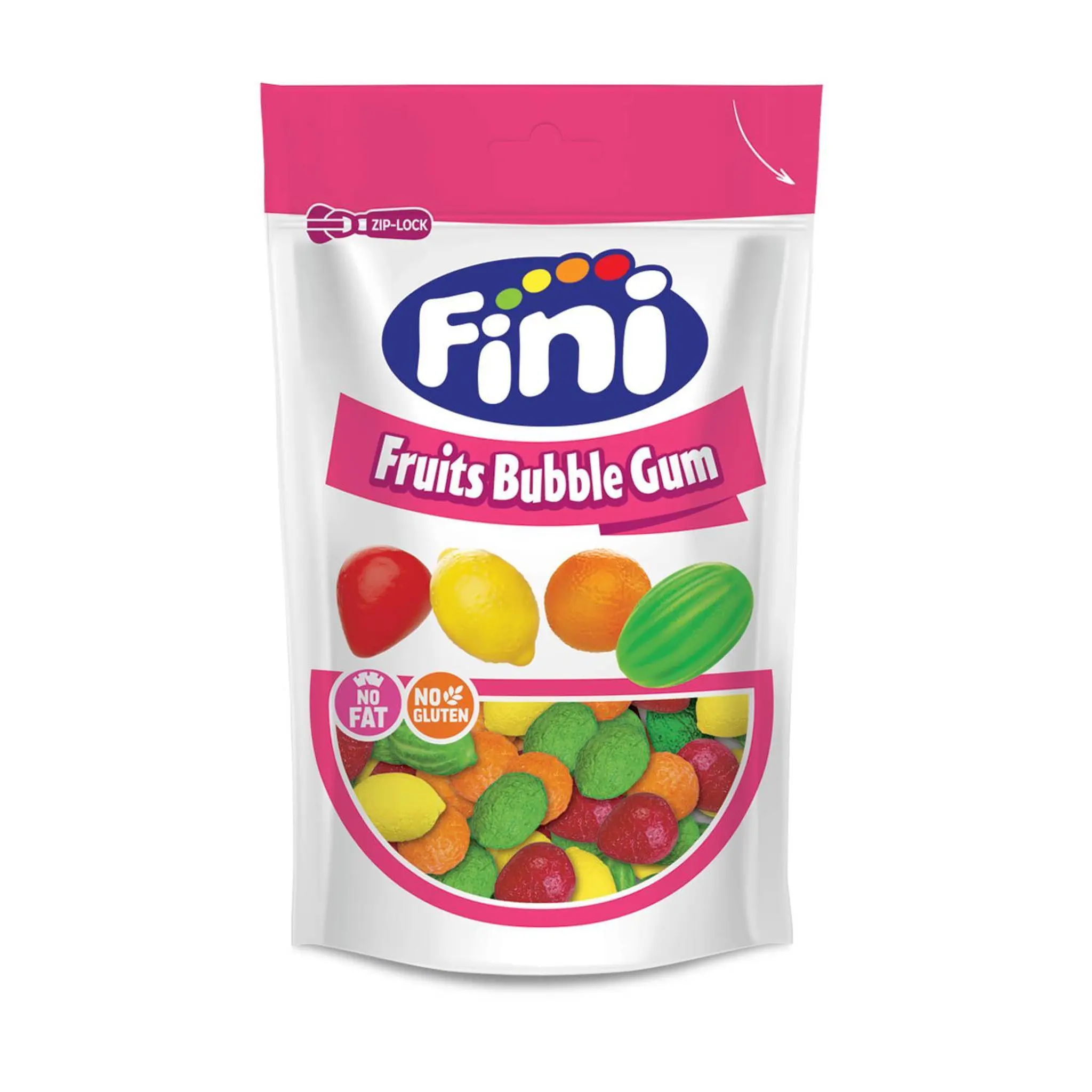 FINI Chewing-gums multifruit fraise citron orange melon
