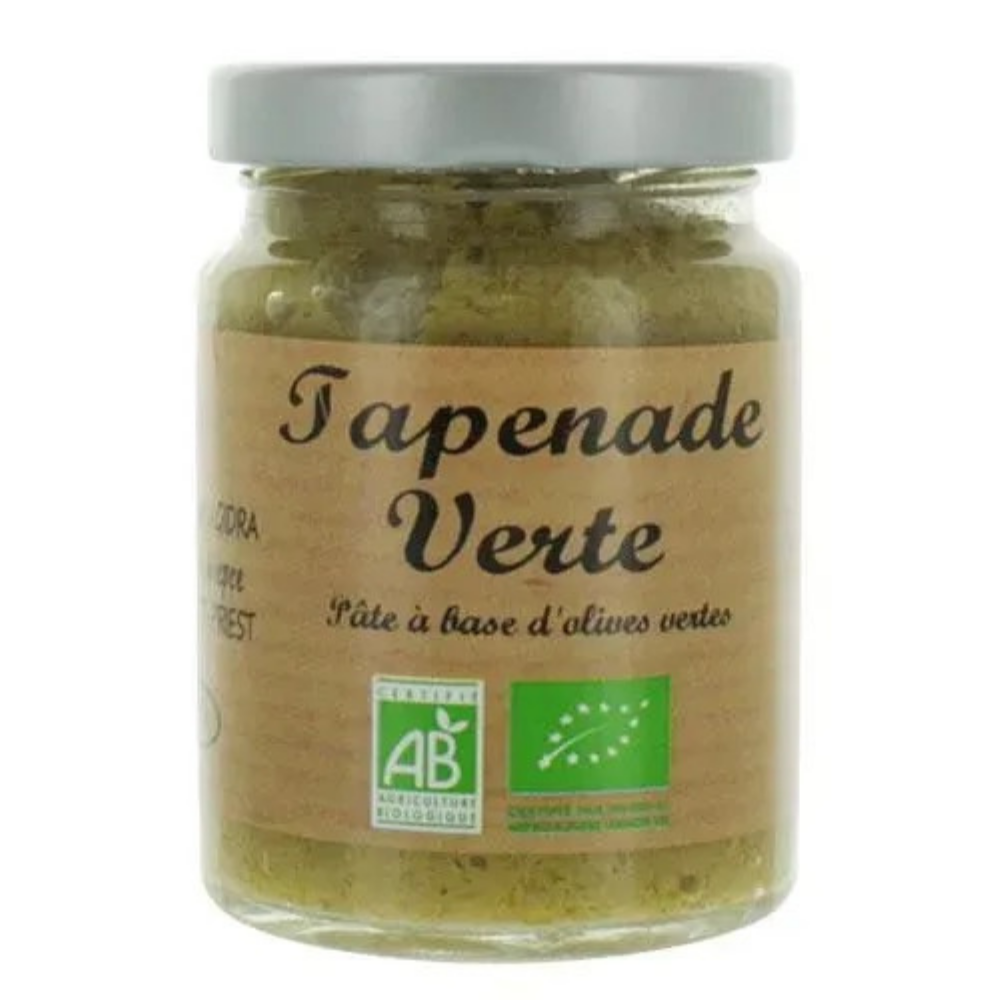Tapenade d'olives vertes bio