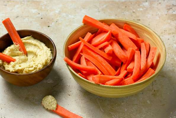 Carottes à croquer & houmous, Frichti (270 g)