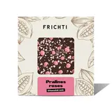 Carré de Chocolat Noir & Pralines Roses, Frichti (80 g)
