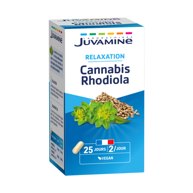Complément alimentaire,cannabis Relax.JUVAMINE x50gel.vég.