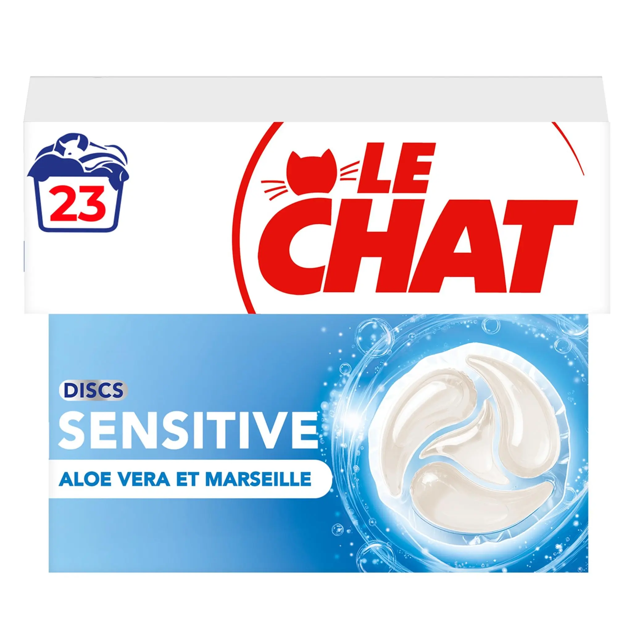 LE CHAT Lessive capsules savon de marseille hypoallergénique aloe vera