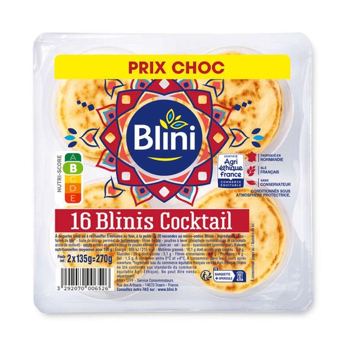 Blini Blinis Cocktail 2*135g