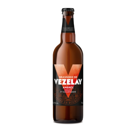 Bière Ambrée Bio D'Abbaye 5,6% VEZELAY