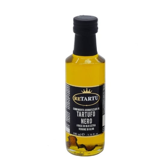 Condiment Aromatisé À La Truffe Noire À Base D'huile D'olive Extra Vierge 100 Ml GIULIANO TARTUFI