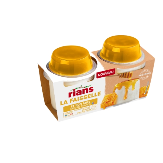 Fromage la Faisselle Protéiné et son Miel RIANS