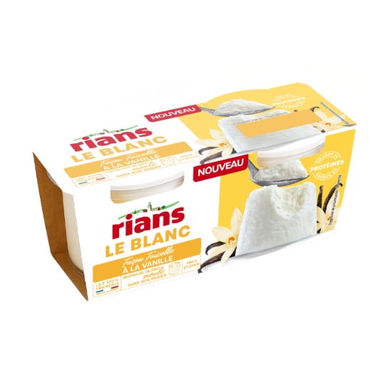 Fromage la Faisselle Protéiné à la Vanille RIANS