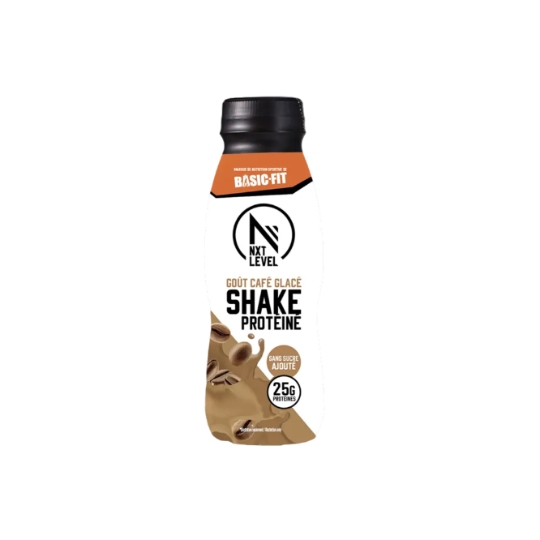 Complément alimentaire Boisson Lcatée Goût Café Glacé Shake Proteine NXT LEVEL