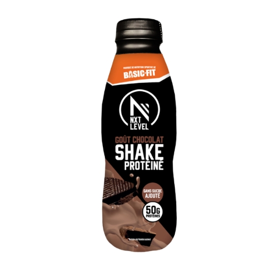 Boisson Lactée Protéinée Basic-Fit Goût Chocolat Sans Sucre Ajouté NXT LEVEL
