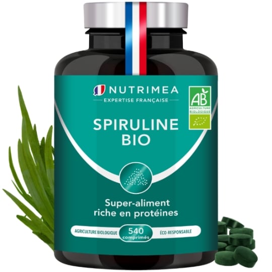 Complément Alimentaire Spiruline BIO NUTRIMEA