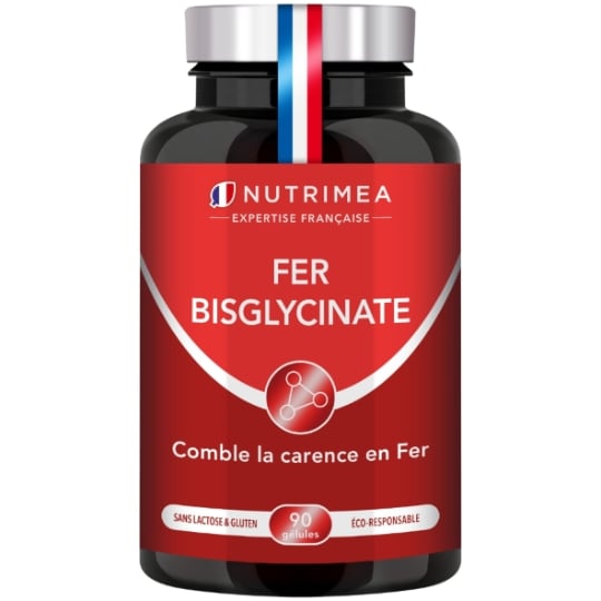 FER bisglycinate + Vitamine C - Complément Alimentaire NUTRIMEA