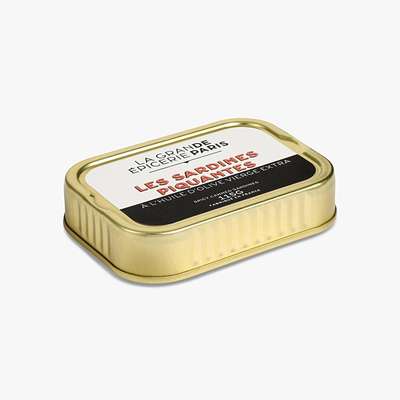 Sardines piquantes à l'huile d'olive vierge extra, La Grande Epicerie de Paris (115 g)