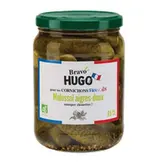 Cornichons français aigre-doux à l'aneth  BIO, Bravo Hugo (660 g)