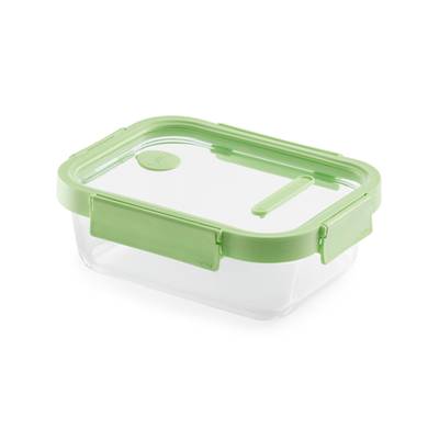 Lékué Boîte hermétique en verre, 640 ml - Green