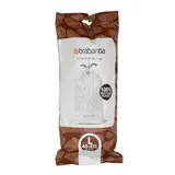 Brabantia Sacs poubelle PerfectFit Code L (45 litres), 20 sacs poubelles