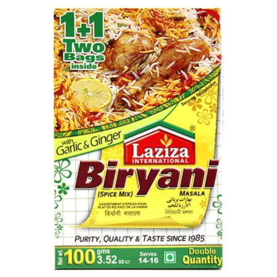 Mélange d'épices Biryani masala indien 100g LAZIZA