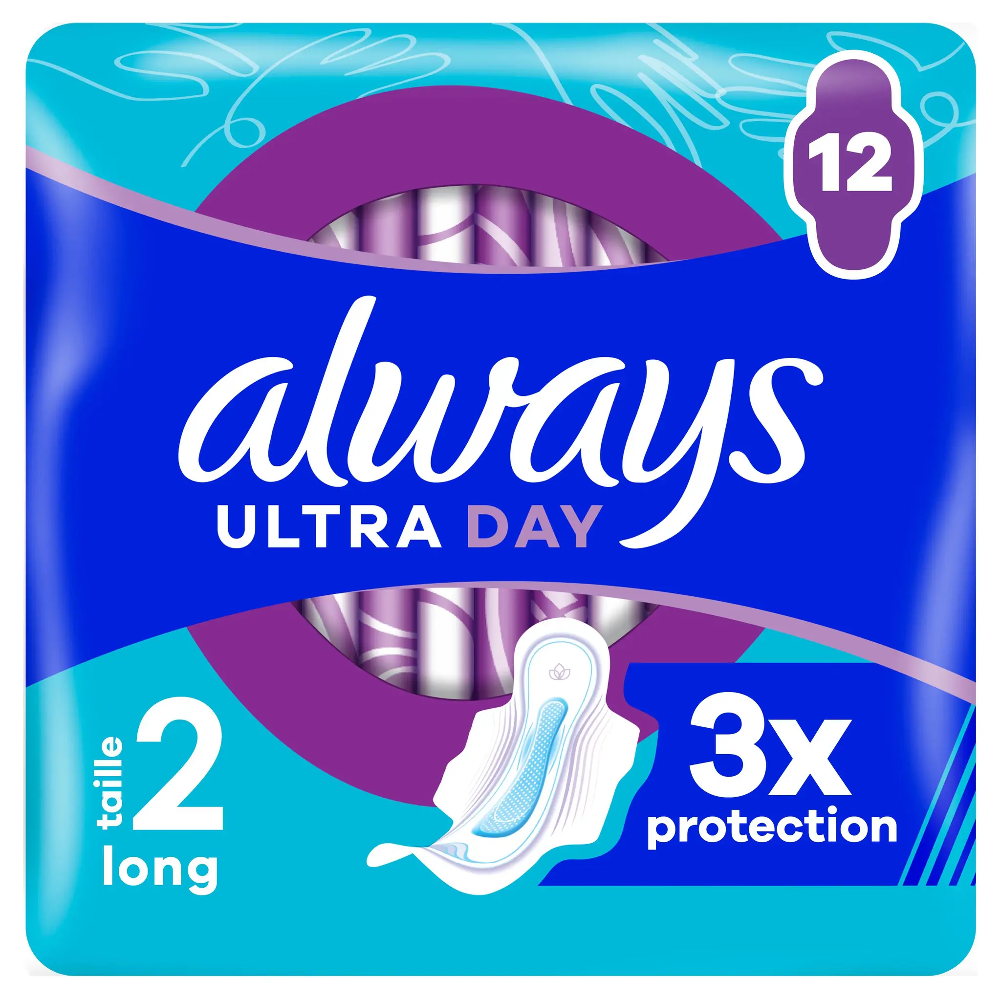 ALWAYS Ultra Day Serviettes hygiéniques avec ailettes long