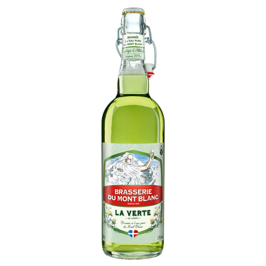 Bière au génépi La Verte MONT BLANC, 5,9°, bouteille de 75cl