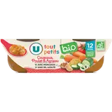 Plat bébé du midi Couscous poulet agneau, dès 12 mois - 2x200g - Repasbébé