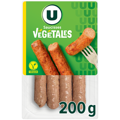 Saucisses végétales U 200g