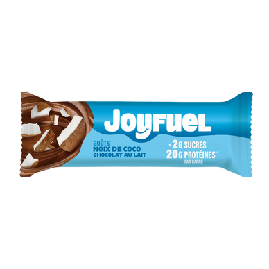 Barre protéinée chocolat lait & noix de coco JOYFUEL, 55g