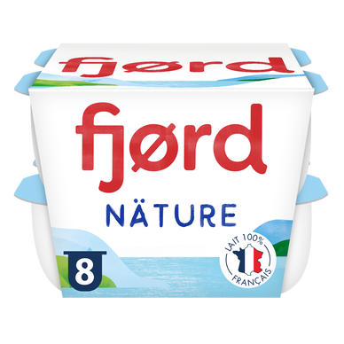 Yaourt crémeux nature FJORD - 8x125g