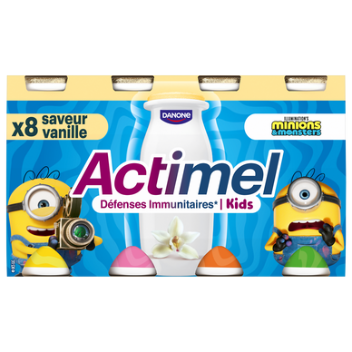 Yaourt à boire vanille ACTIMEL 8x100g