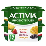 Yaourt aux fruits bifidus ACTIVIA - 12x125g