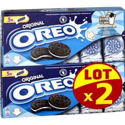 Biscuits Oréo Original LOT DE 2 (2 x 220 g)