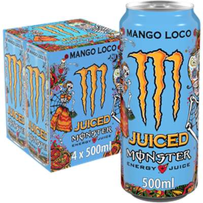 Boisson énergisante Mango Loco, Monster  (4 x 50 cl)