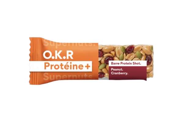 Barre Supernuts protéines + Cranberry, O.K.R (40 g)